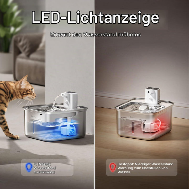 DownyPaws Katzenbrunnen Pump für DPWFP6-FSS, Weiss Wasserpumpe Weiss, Wasserpumpe Wei&amp;