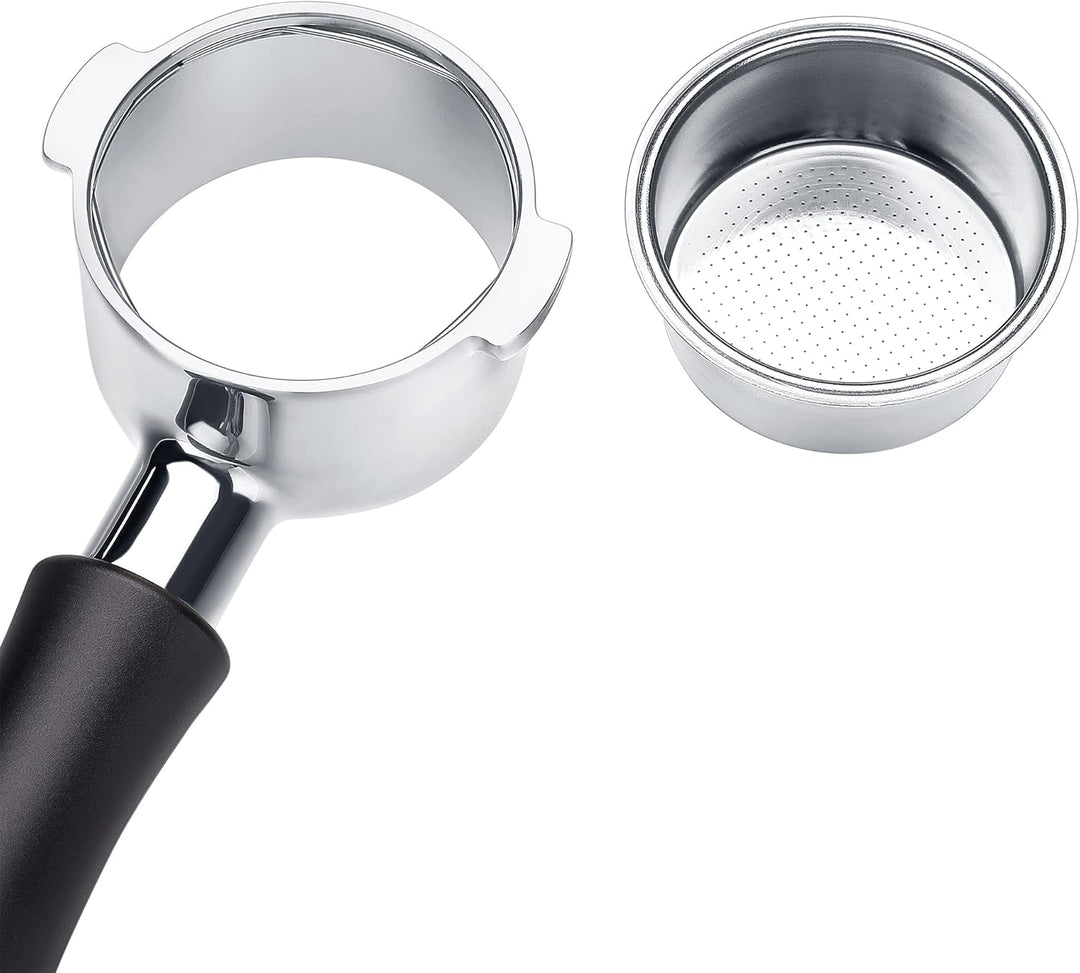 Normcore Siebträger ohne Boden, 51 mm, 2 Ohren, passend für Delonghi ECP3420/EC155/BCO430/EC260 mit