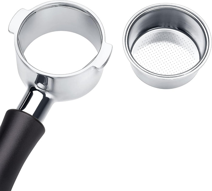Normcore Siebträger ohne Boden, 51 mm, 2 Ohren, passend für Delonghi ECP3420/EC155/BCO430/EC260 mit