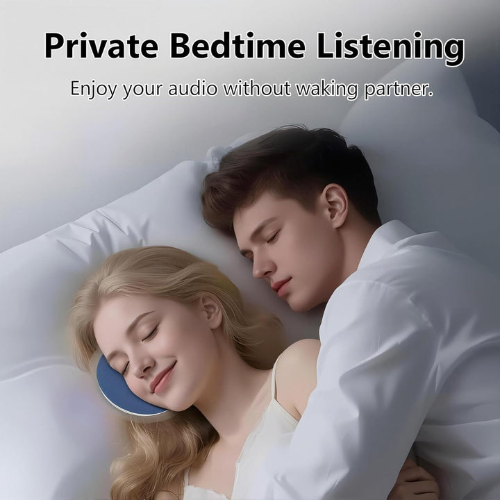 Kissenlautsprecher zum Schlafen, Bluetooth 5.4-Lautsprecher mit Weissem Rauschen, Timer und privatem