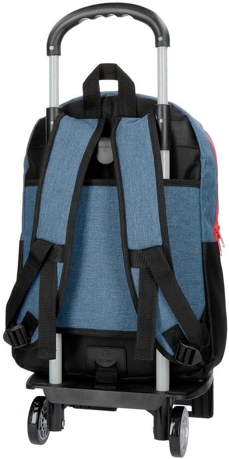 Disney Mickey Blue Rucksack mit Trolley Blau 32x42x16 cms Polyester 21.5L