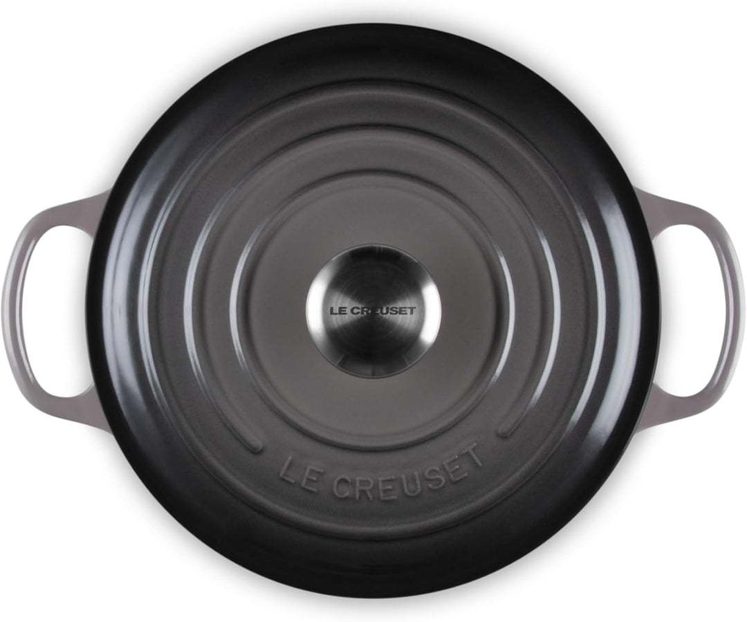 Le Creuset Signature Gusseisen-Bräter mit Deckel, Ø 24 cm, Rund, Für alle Herdarten und Induktion ge