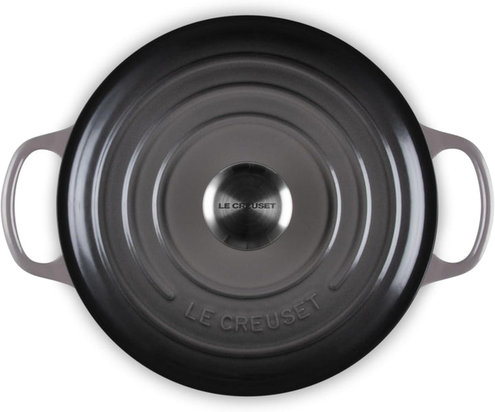 Le Creuset Signature Gusseisen-Bräter mit Deckel, Ø 24 cm, Rund, Für alle Herdarten und Induktion ge