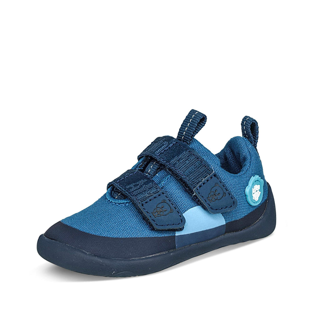 Affenzahn Barfussschuh Baumwolle Lucky Klettverschluss Vegan rutschfest Flexibel Reflektierend für d