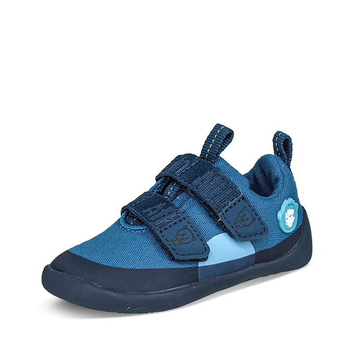 Affenzahn Barfussschuh Baumwolle Lucky Klettverschluss Vegan rutschfest Flexibel Reflektierend für d