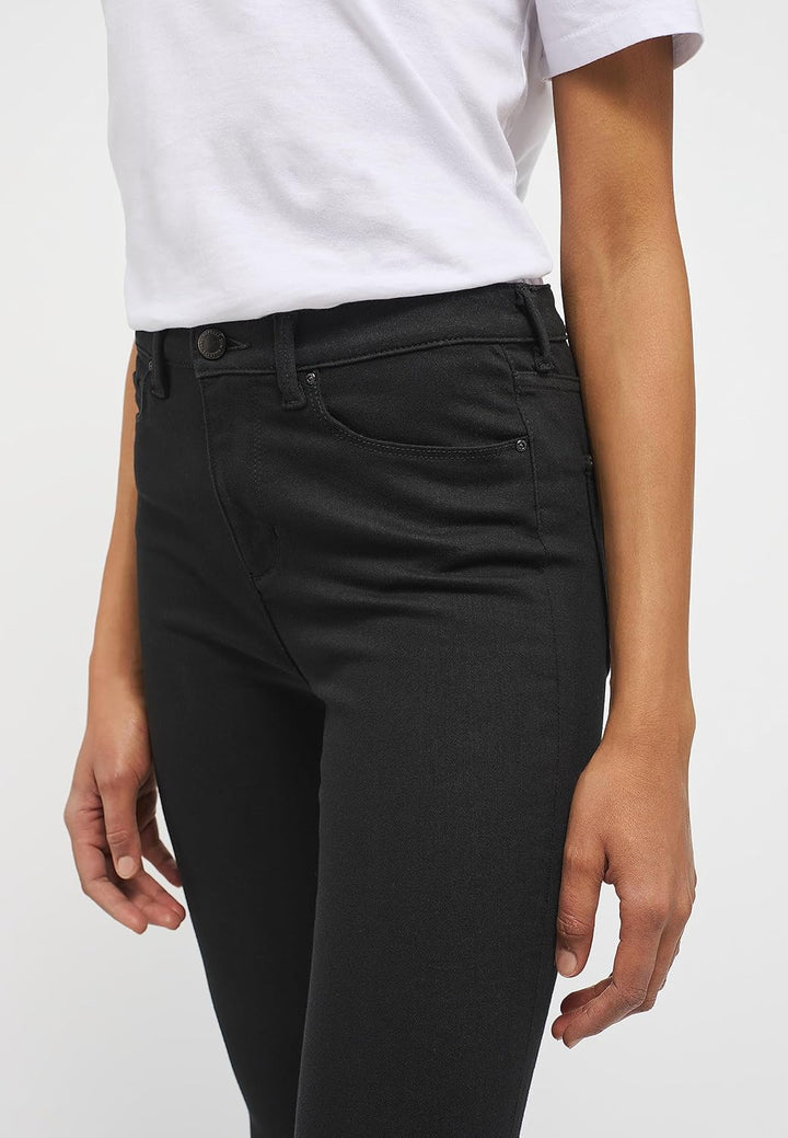 MUSTANG Damen Jeans Georgia Super Skinny Fit - Blau - Blue Denim W24-W34 Stretch 26W / 32L Tiefschwa