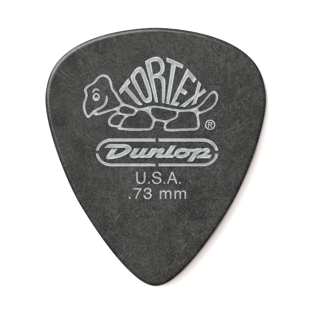Médiators Jim Dunlop 0,73mm Tortex Pitch Black 0,73mm sachet de 72 Sachet de 72 0,73mm, Sachet de 72