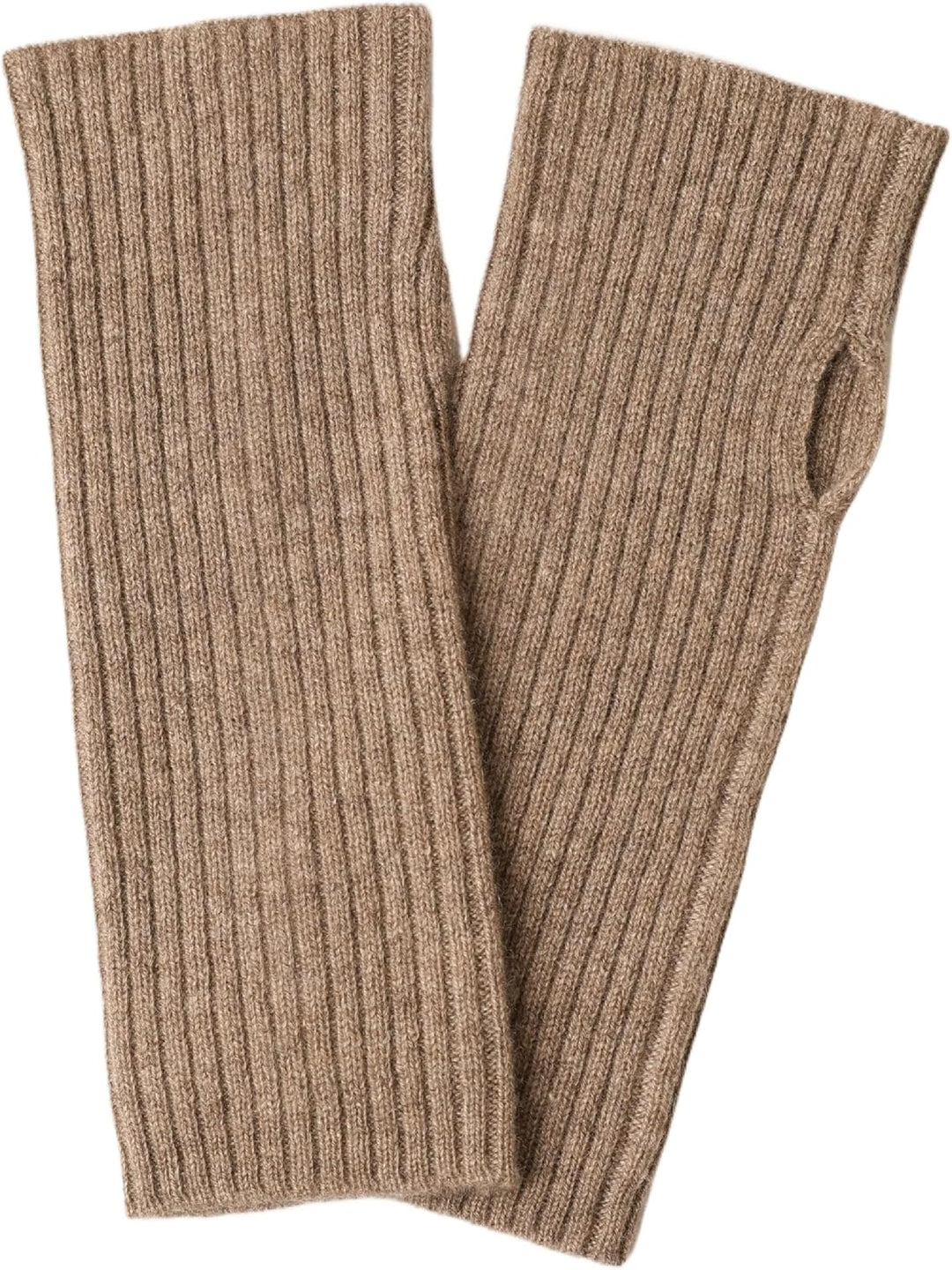 Prettystern Damen Kaschmir-Wolle Gerippte Fingerlose Handschuhe Hand-Stulpen handgelenk-wärmer Pulsw