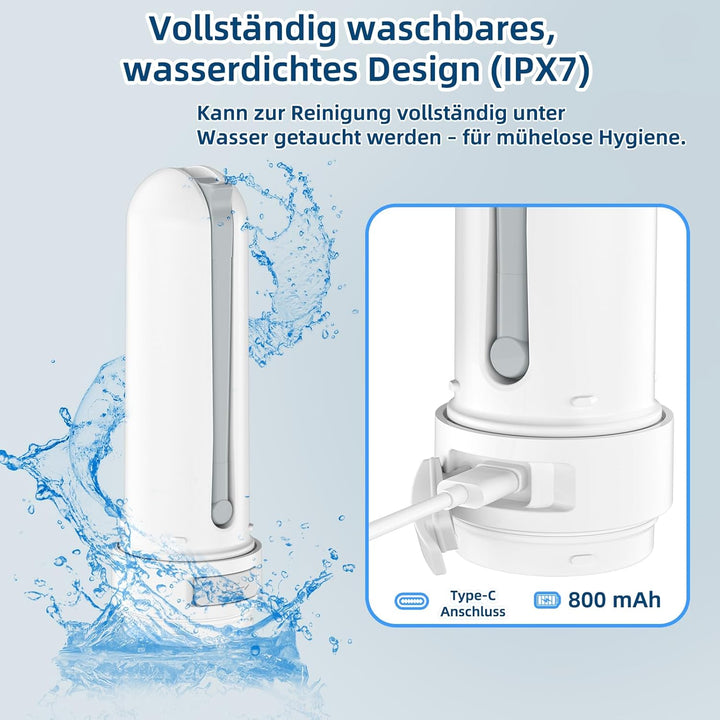 Portable Travel Bidet,400ml Handheld Personal Travel Bidet,IPX7 Waterproof,Shower 3 Pressure,Outdoor