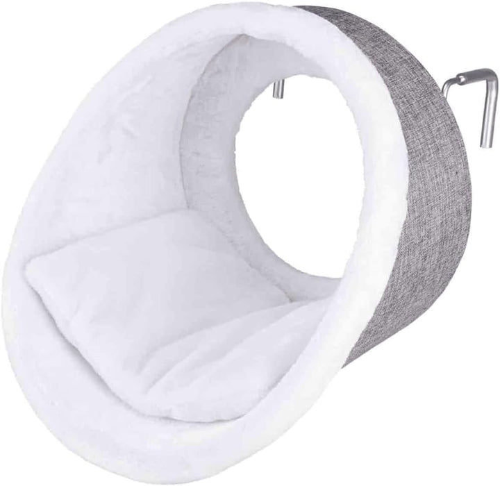 Trixie 43144 Hängehöhle für Heizkörper, rund, ø 38 × 34 cm, weiss/grau