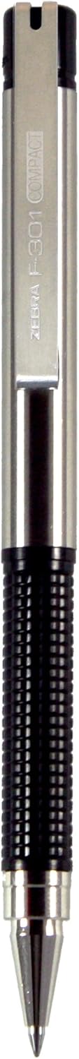 Zebra F-301 Compact Kugelschreiber Schwarz 0,7 mm 27411 6er Pack