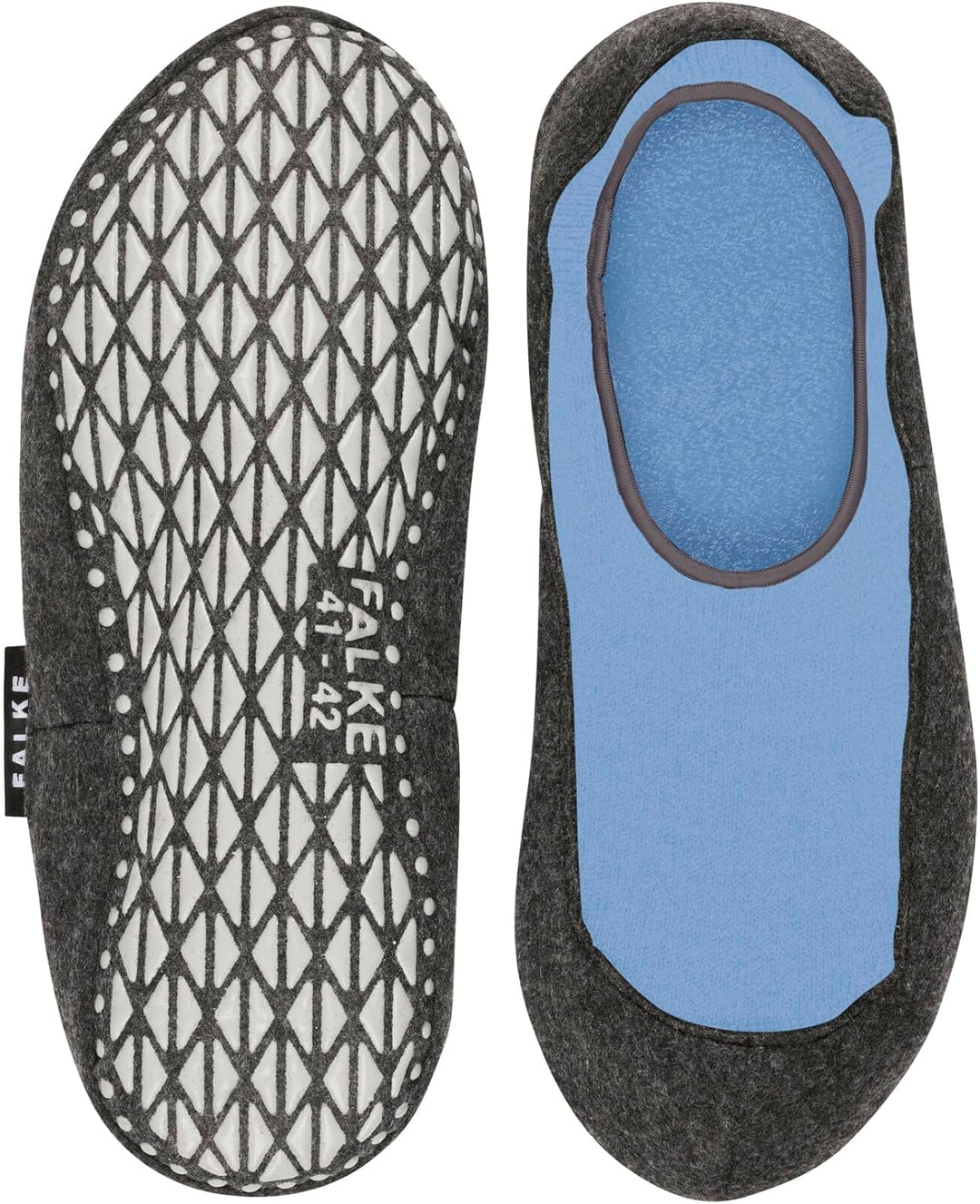 FALKE Herren Cosyshoe Invisible Stoppersocken rutschhemmende Noppen auf der Filzsohle Füsslinge komf