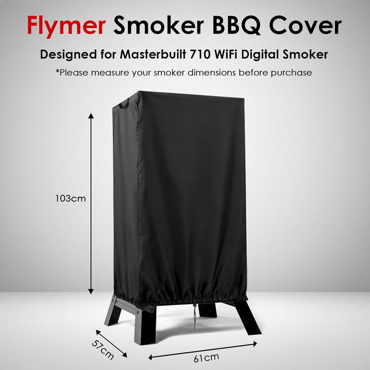 Smoker BBQ Abdeckung, 500D Heavy Duty Smoker Cover für Masterbuilt Digital Smoker mit Griffen, wasse