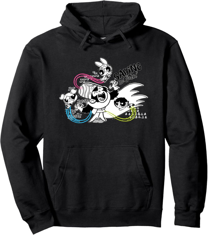 Cartoon Network The Powerpuff Girls Saving The World Pullover Hoodie