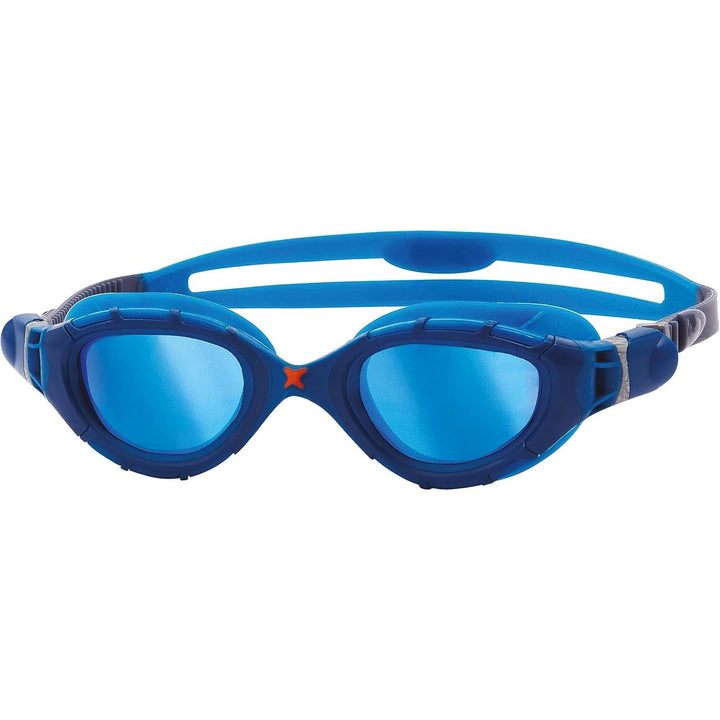 Zoggs Unisex Predator Flex Schwimmbrille (1 Stück), Blue / Blue / Mirrored Blue