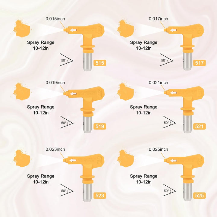 Airless Düse mit Spitzendichtung, Reversible Sprühspitzen, Düsenspitzen für Airless-Farbspritzgeräte
