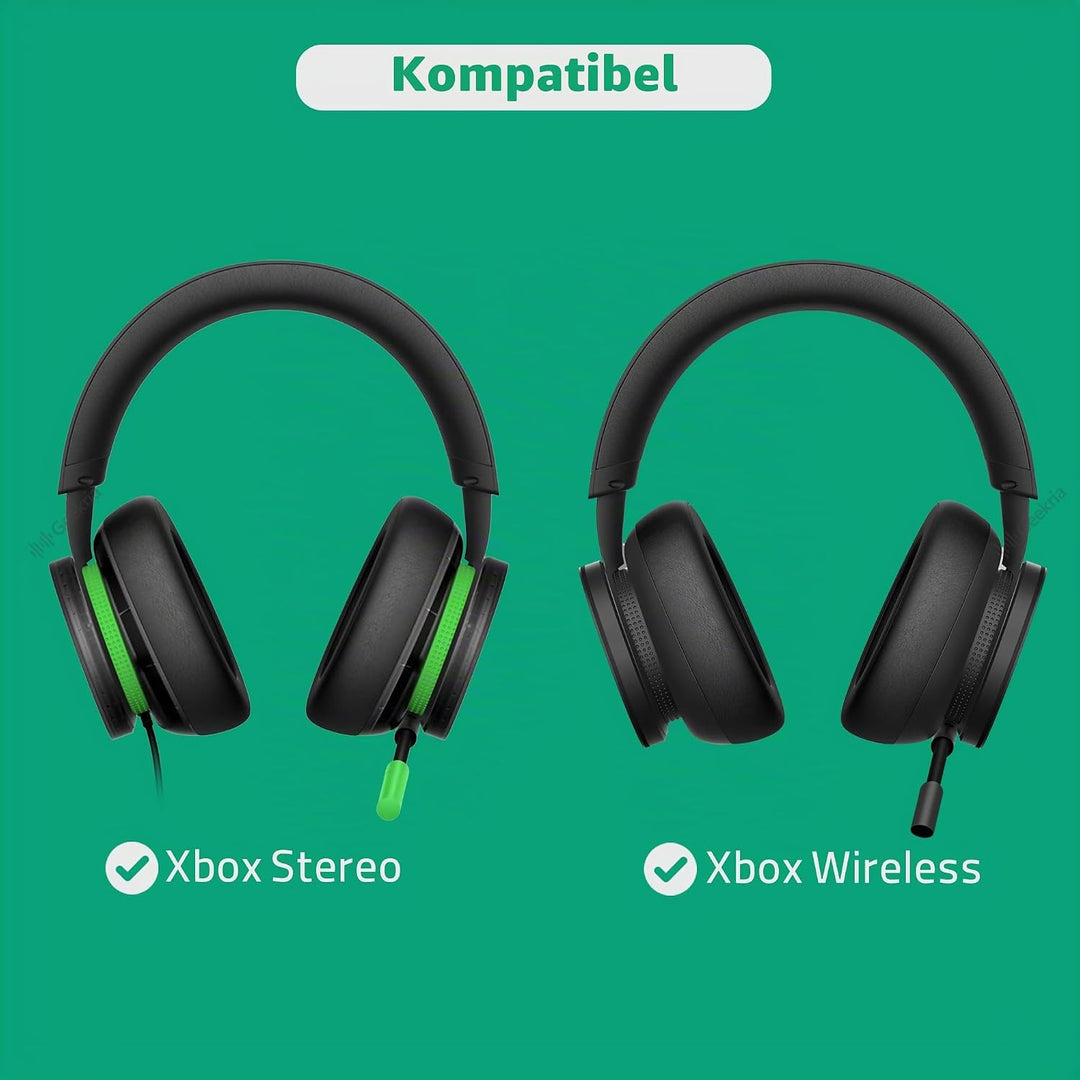 Geekria QuickFit Ersatz-Ohrpolster für Microsoft Xbox, kabellos, Xbox-Stereo-Headset, 20. Jahrestag,