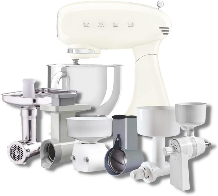 Jupiter Küchenmaschinen original Flockenquetsch-Vorsatz, Zubehör kompatibel mit Smeg & Kenwood Küche