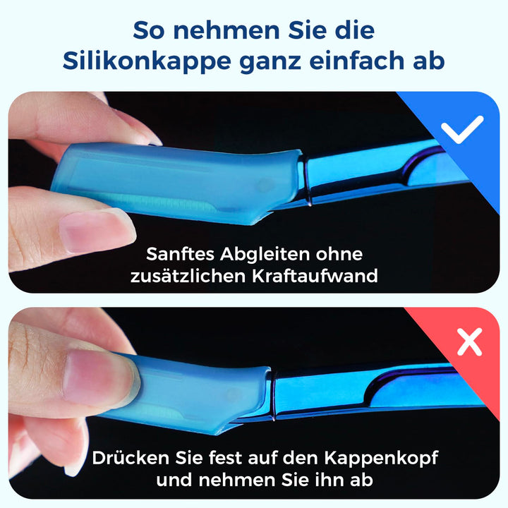 ZOMCHI Augenbrauenrasierer, Gesichtsrasierer für Damen und Herren, Augenbrauentrimmer mit präziser S