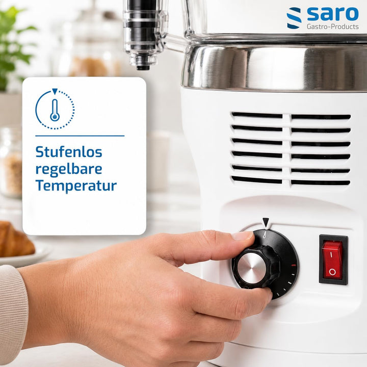 Saro 175-1146 Nina Kakaodispenser, 5 L, Weiss