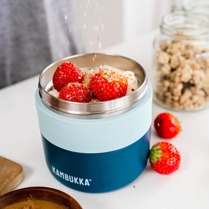 Kambukka Bora Food Jar 600ml Edelstahl, auslaufsicher, BPA-frei, hält bis zu 9 Std. heiss, thermoiso