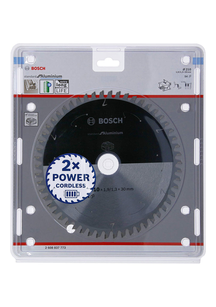 Bosch Professional 1x Kreissägeblatt Standard for Aluminium (Aluminium, Sägeblatt Ø 210 x 30 x 1,9 m