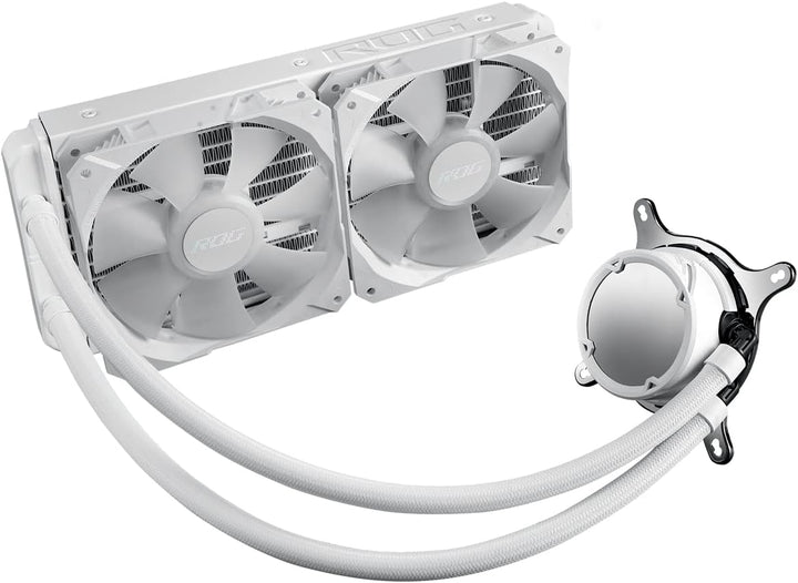 ASUS ROG Strix LC II 240 ARGB White Edition All-in-One Flüssig-CPU-Wasserkühlung (Aura Sync, Zwei ad