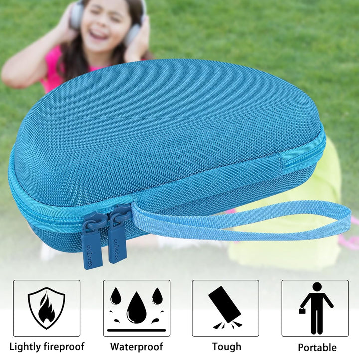 co2CREA Hart Tragbare Schutzhülle Etui Tasche für All-In-One Audioplayer Starterset Drix Blau Cookie