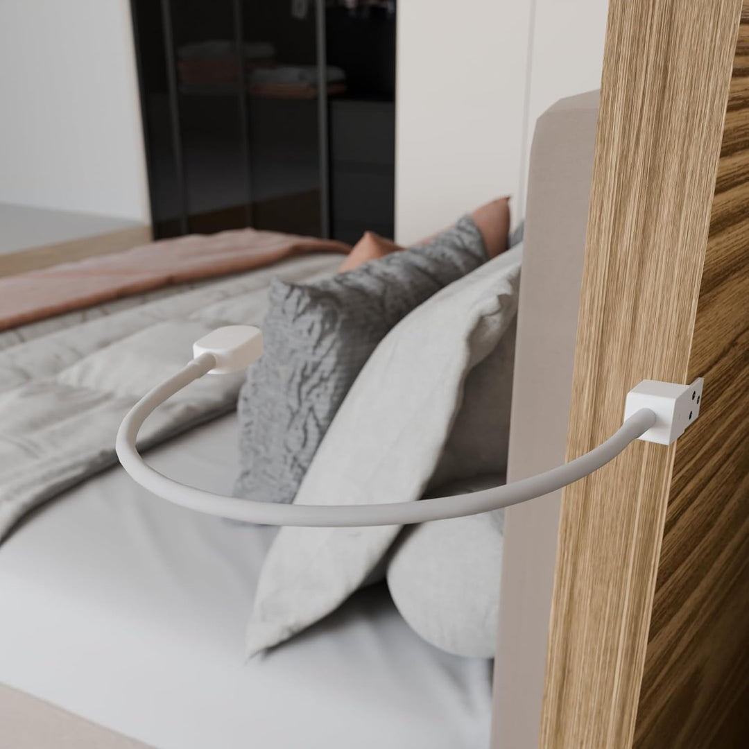 kalb I Ilios LED-Bettleuchte/Leseleuchte mit USB-C, Wand- und Winkelmontage, Flexibler Arm, dimmbar,