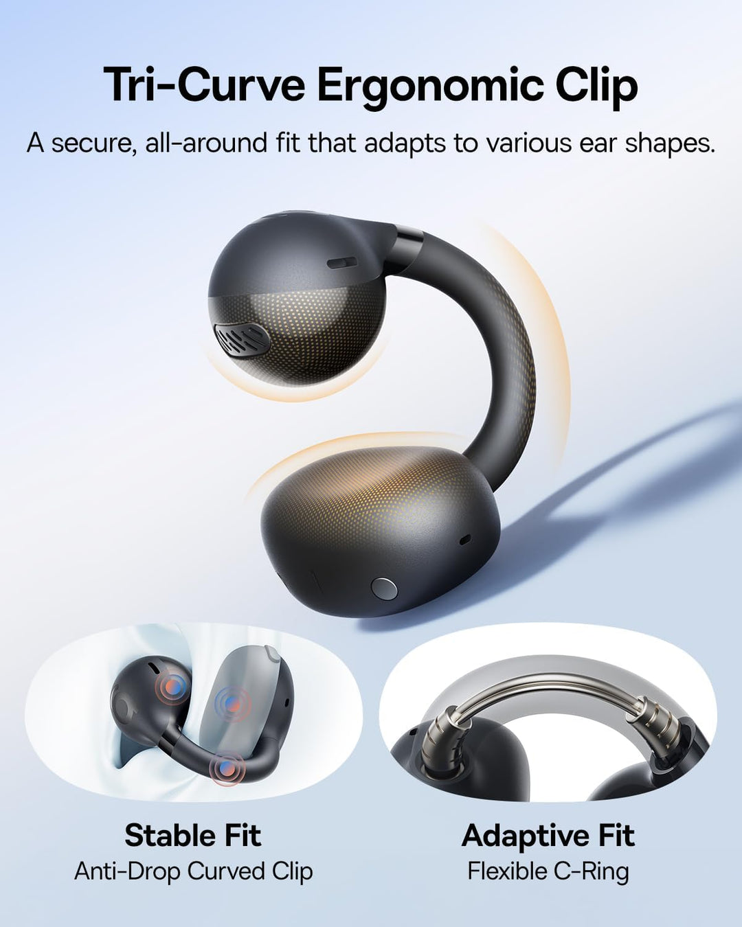 Baseus BC1 Wireless Bluetooth Kopfhörer Bass Clip Open Ear Sport Kopfhörer Schweissfest mit Mikrofon