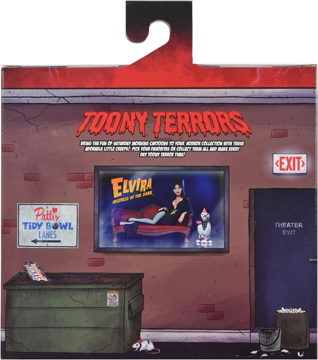 NECA - Elvira Toony Terrors: Elvira auf der Couch, 15,2 cm grosse Actionfigur