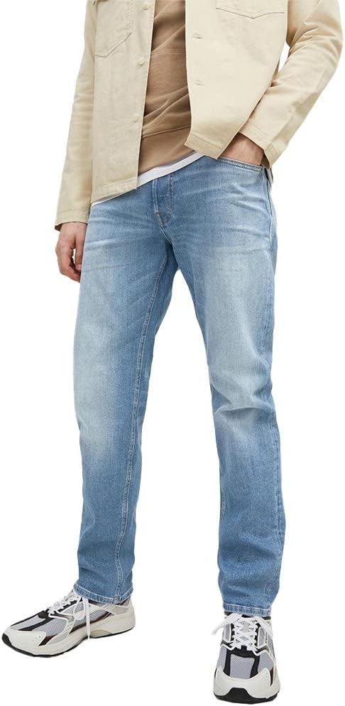 JACK & JONES Male Tapered Fit Jeans JJIMIKE JJORIGINAL JOS 011 NOOS Tapered Fit Jeans 27W / 32L Blue