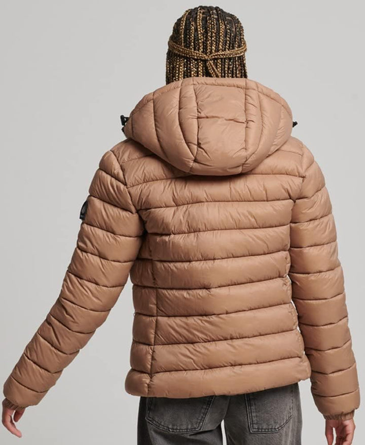 Superdry Hooded Classic Fuji Puffer Jacke Damen - 38