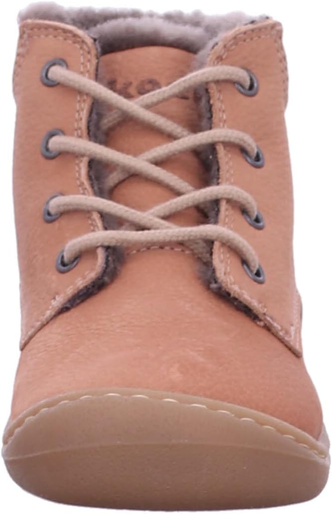 KOEL Barefoot Lauflernschuhe - Bill 2.0 Lambswool Cognac 20 EU Old Pink, 20 EU Old Pink