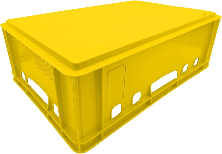 BURI 5x Fleischkiste E2 Metzgerkiste 60x40x20cm lebensmittelecht, robust, stapelbar - Universal Lage