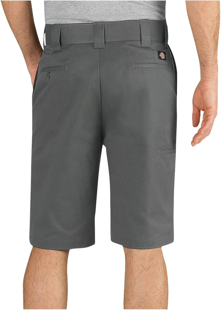 Dickies Herren 11 Inch Regular-Fit Stretch-Twill Arbeitsshort 32W Gravel Grey, 32W Gravel Grey