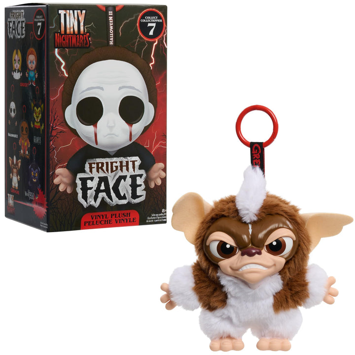 Just Play Tiny Nightmares Fright Face Vinyl Plüschfigur Blind Collectible | Clip-On Horror Plüschfig
