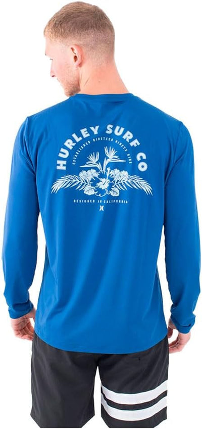 Hurley Herren Evd Hybrid UPF Ls ausschlagschutzhemd, Abyss