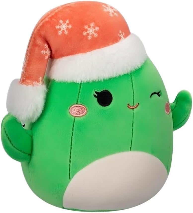 Squishmallows Squishmallow Plüschtier Maritza der Weihnachtskaktus mit Weihnachtsmütze 12 cm Kuschel