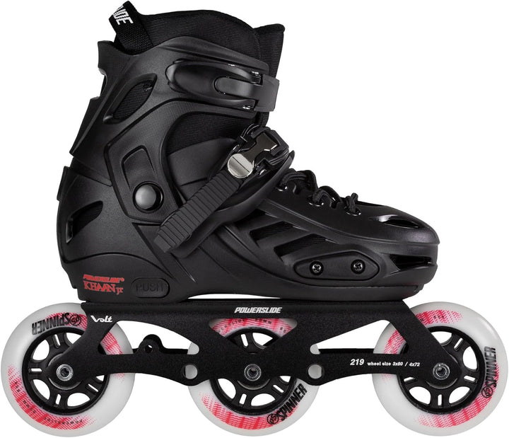 Powerslide Kinder Inline Skate Khaan Junior Pro, grössenverstellbar, für Urban, Fitness, Hockey, für