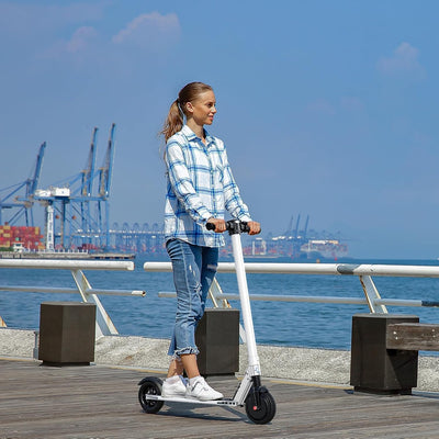 Caroma E Scooter Kinder von 8-16 Jahren, 25km Reichweite, 20km/h Geschwindigkeit, Faltbarer E Roller