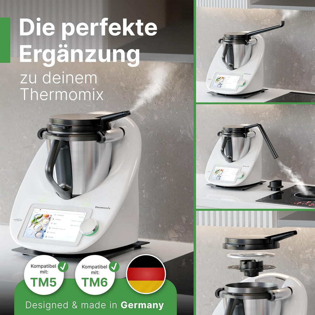 TeigPRO – kompatibel für Thermomix, Teig Pro Messer Dreckschutz, schützt den Thermomix TM6, TM5 Mess