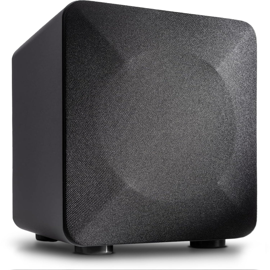 Audioengine S6 Aktiv Subwoofer 15 cm kompakte Grösse, kraftvoller Bass in einem kleinen Paket - 210