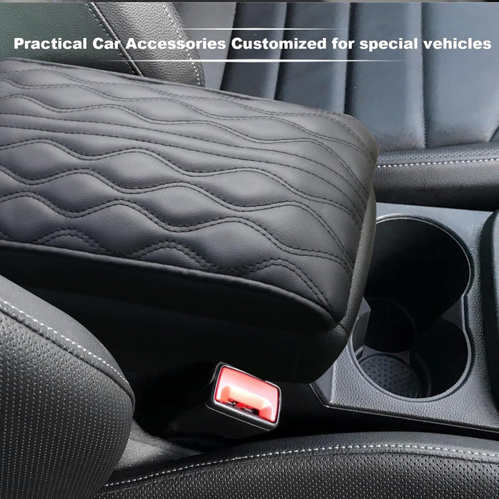 YEE PIN (Verdickt) Armlehnenbezug Abdeckung Kompatibel mit Seat Ateca 2016-2022 Mittelkonsole Armleh