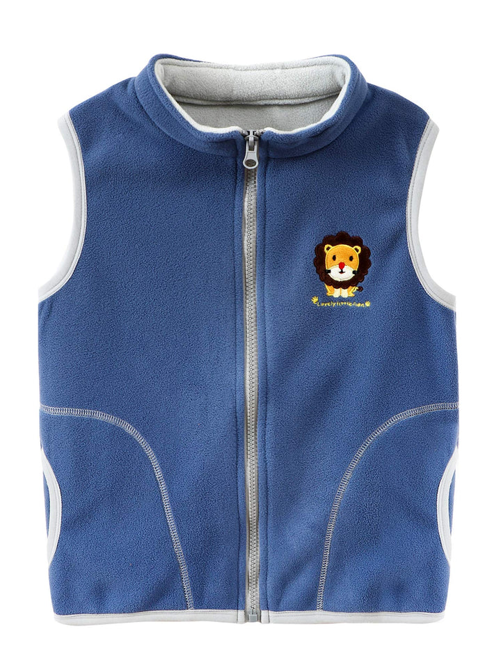 Camilife Baby Kleinkind Kinder Jungen Mädchen Polar Fleece Weste Stehkragen Reissverschluss Fleecewe