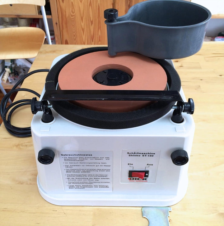 Shinko® Schärfmaschine, Set mit 3 Steinen