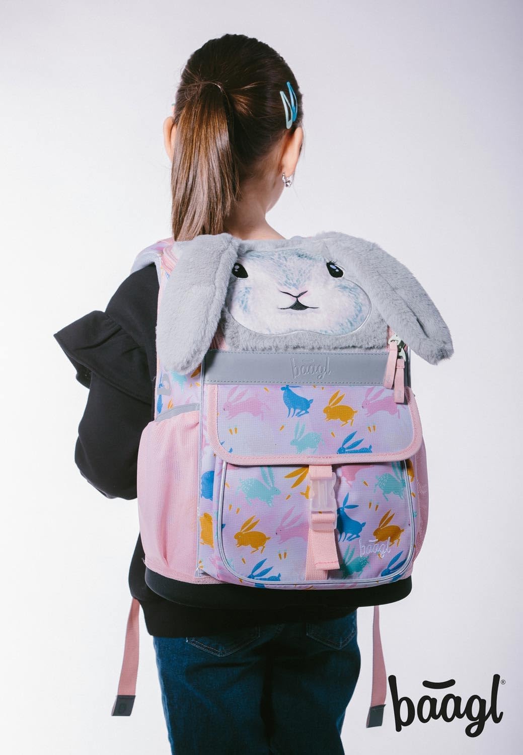 Baagl Schulranzen Jungen Mädchen Set 5 Teilig (Zippy Schultasche für 1. Klasse, Mäppchen, Turnbeutel