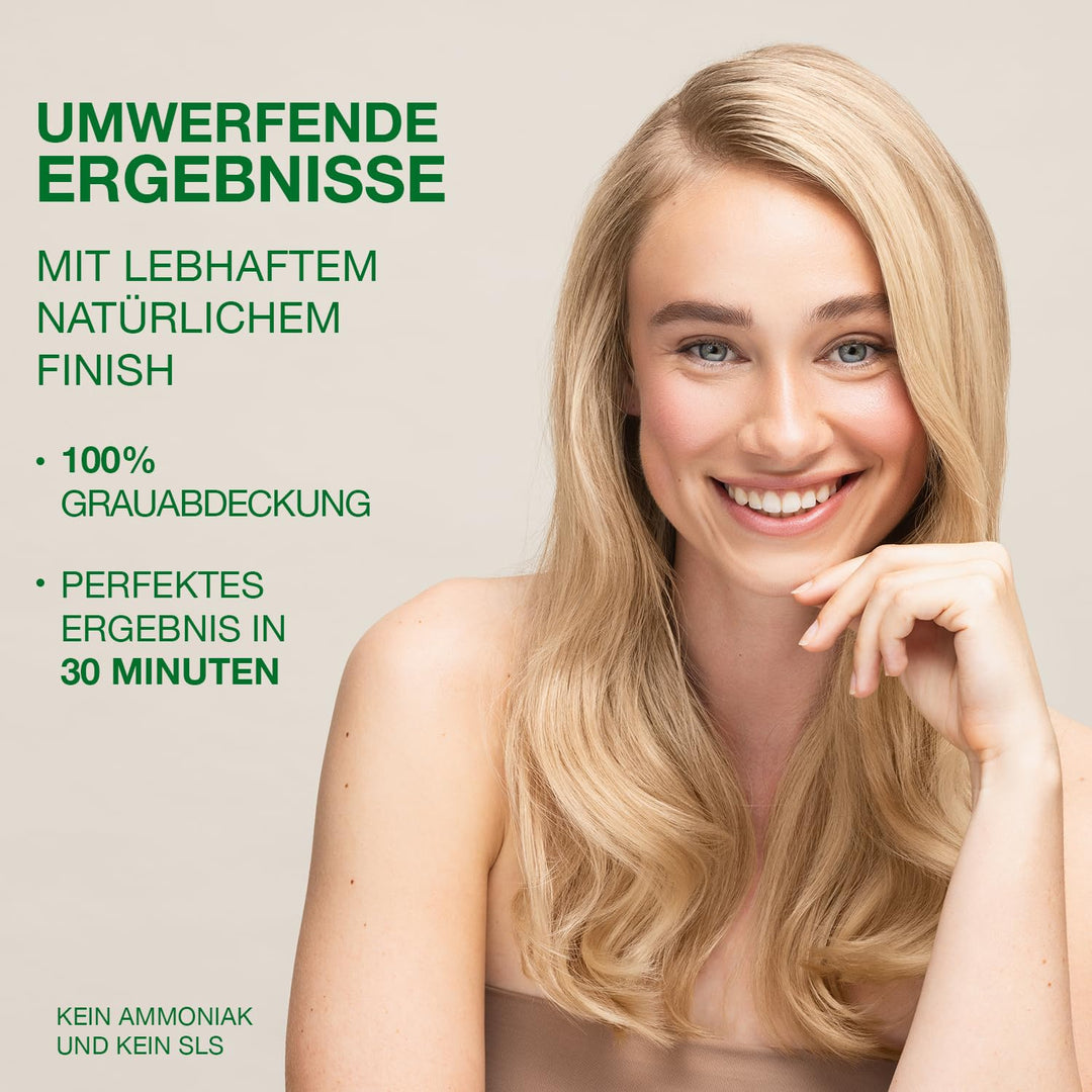 Platinblond 10.0 permanente Haarfabe mit natürlichen Inhaltsstoffen - Ohne Ammoniak Platinum Blonde-