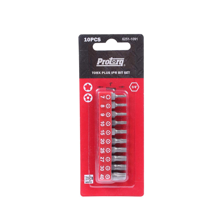 Protorq TORX PLUS IPR, Torx Plus 5-Punkt Manipulationssichere Sicherheits-Bits (IPR 7-IPR 40), 25mm,