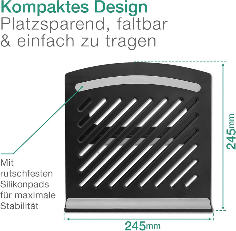 CELLONIC® Laptopunterlage Schoss Lüfter für Laptop u. Notebook bis 17" Zoll - Knietablett Laptophalt